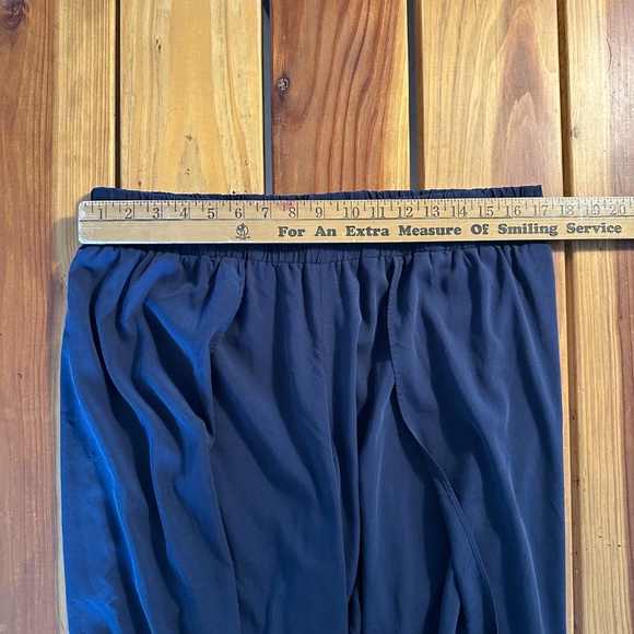 UpWest Split-Leg Pants - Navy Blue, Size Large - Picture 3 of 6